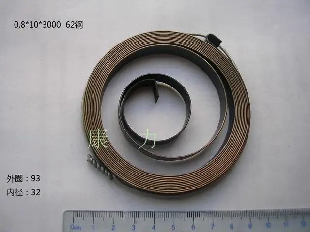 Clockwork spring for tape measure ruler,steel flat contact torsion coil ...