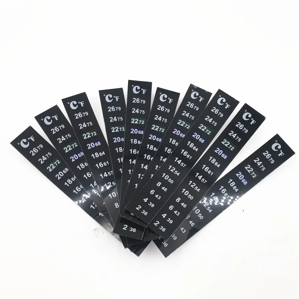 

Dual Scale Liquid Crystal Thermometer, 36 - 79 Fahrenheit, Professional Homebrew Thermometer, 10pcs/lot Free shipping