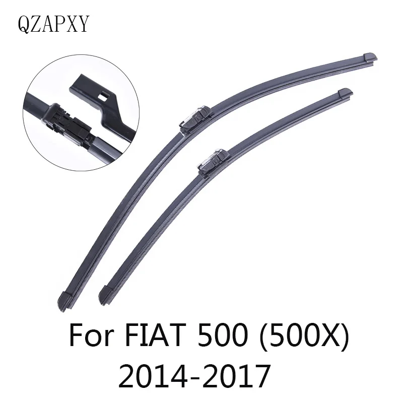 QZAPXY стеклоочистителей для FIAT 500/500C/500L/500X2007 2008 2009 2010 2011 2012 2013 - Цвет: Белый