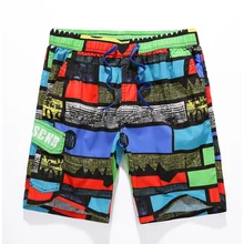 Для мужчин S Шорты открытый Лето г. рисунок геометрический серфинг и пляжные шорты Для мужчин быстросохнущие Пляжные шорты Мужская Спортивная одежда купальник