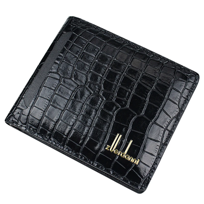 Genuine leather men wallet Passcard Pocket Photo H...