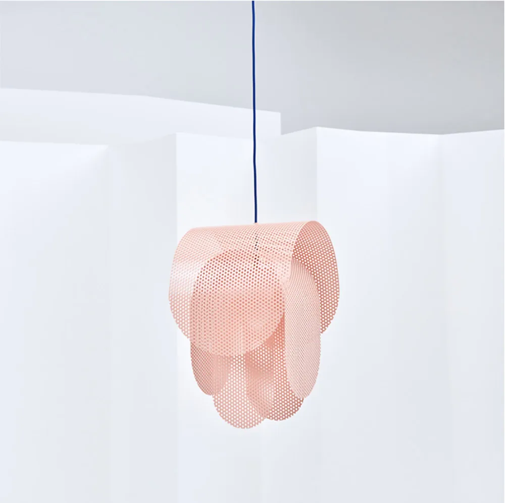 Подвесной светильник SUPERPOSE, скандинавский розовый простой подвесной светильник, E27, современный креативный подвесной светильник, дизайн «сделай сам» для спальни, гостиной