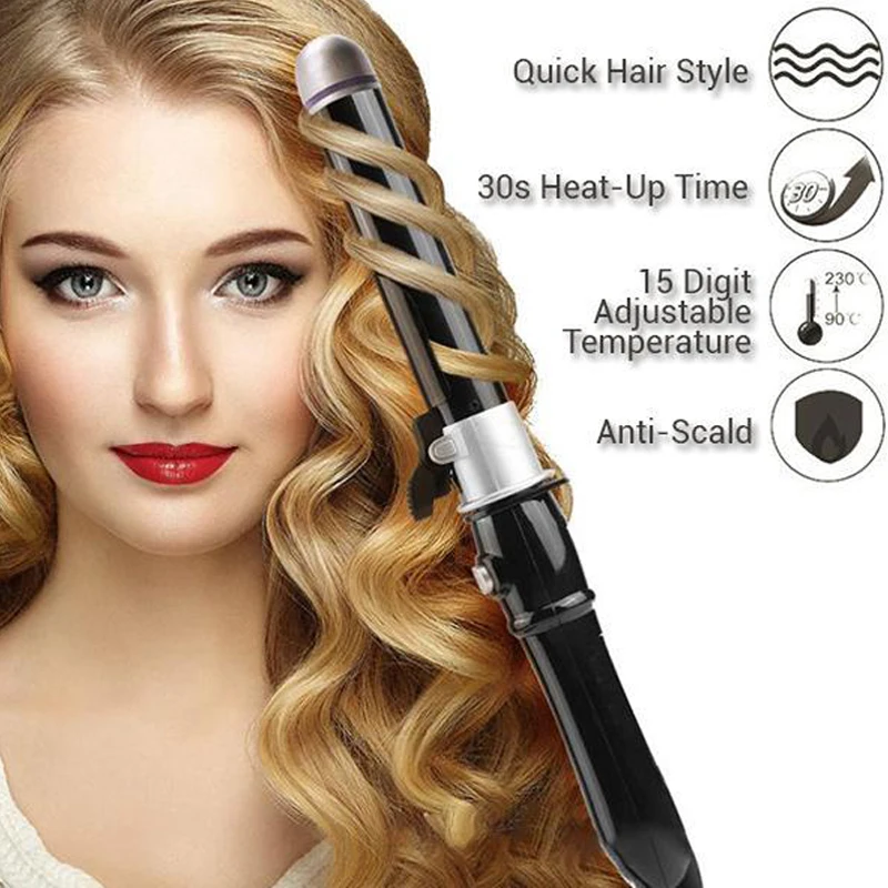 Auto Hair Curler Curling Iron Automatic Easy Styling Hair Curler Ceramic Curling Wand Heating Hair Roller Auto Styling Tools 1