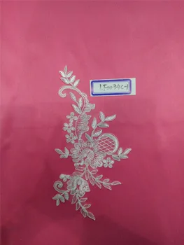 

20pairs Delicate lace flower Ivory Fabric Flower Venise Venice Lace Trim Applique Sewing Craft