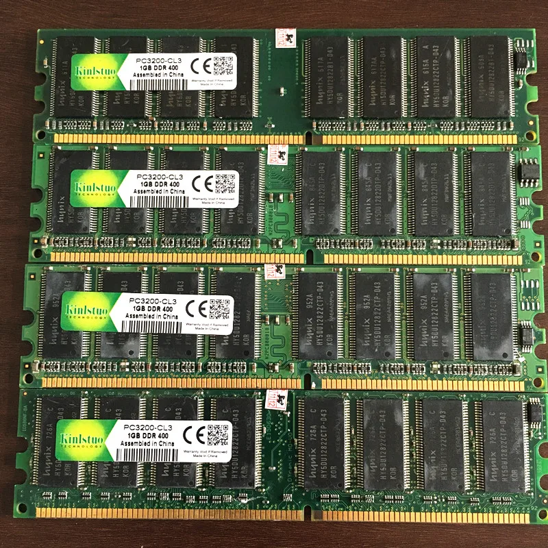 Kinlstuo DDR 1GB 400MHz Rams PC 3200 DIMM 184PIN настольная память полная совместимость протестированная Хорошая рабочая