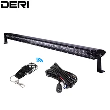 50 51 polegada Em Linha Reta LEVOU Trabalho Barra de Luz 250 W Magro Única Linha de Inundação ponto Combo Feixe 12 V 24 V Para Carro Caminhão Barco Jeep SUV Lâmpada Flog