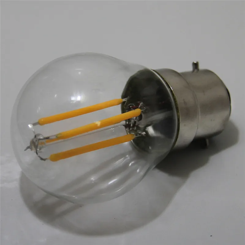 B22 СВЕТОДИОДНАЯ Лампа накаливания G45, теплая лампа 220 в 230 В в В переменного тока, прозрачные матовые маленькие лампочки с регулируемой яркостью, супер яркие лампочки Эдисона