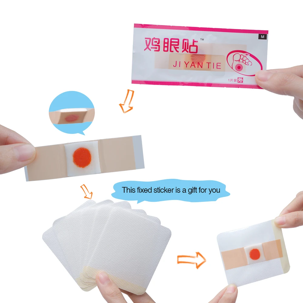 Sumifun 6 шт. Отшелушивающий кукурузный пластырь для ног мягкие ножки проблемы