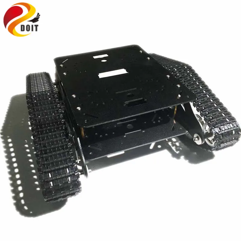 DOIT Caeser TD300 Metal Robot Tracked Chassis Platform Robot Chassis Caterpillar Smart Robot Toy Robotic Competition DOIT Caeser TD300 Metal Robot Tracked Chassis Platform Robot Chassis Caterpillar Smart Robot Toy Robotic Competition