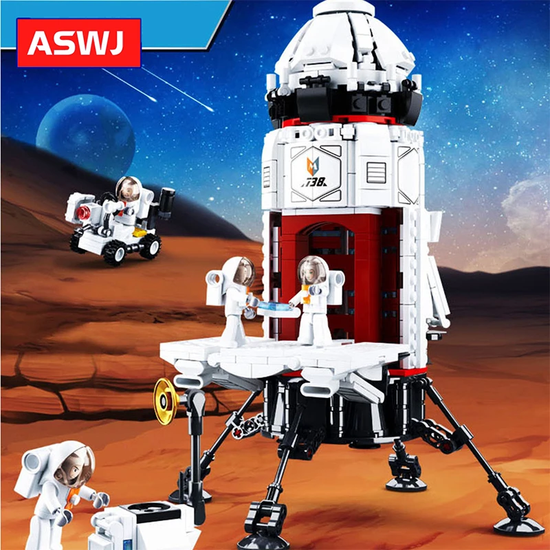 

Space Exploration Star Rocke Bricks Model Building Blocks Technic Children Toy Christmas Birthday Classic Gift Compatible Legoes