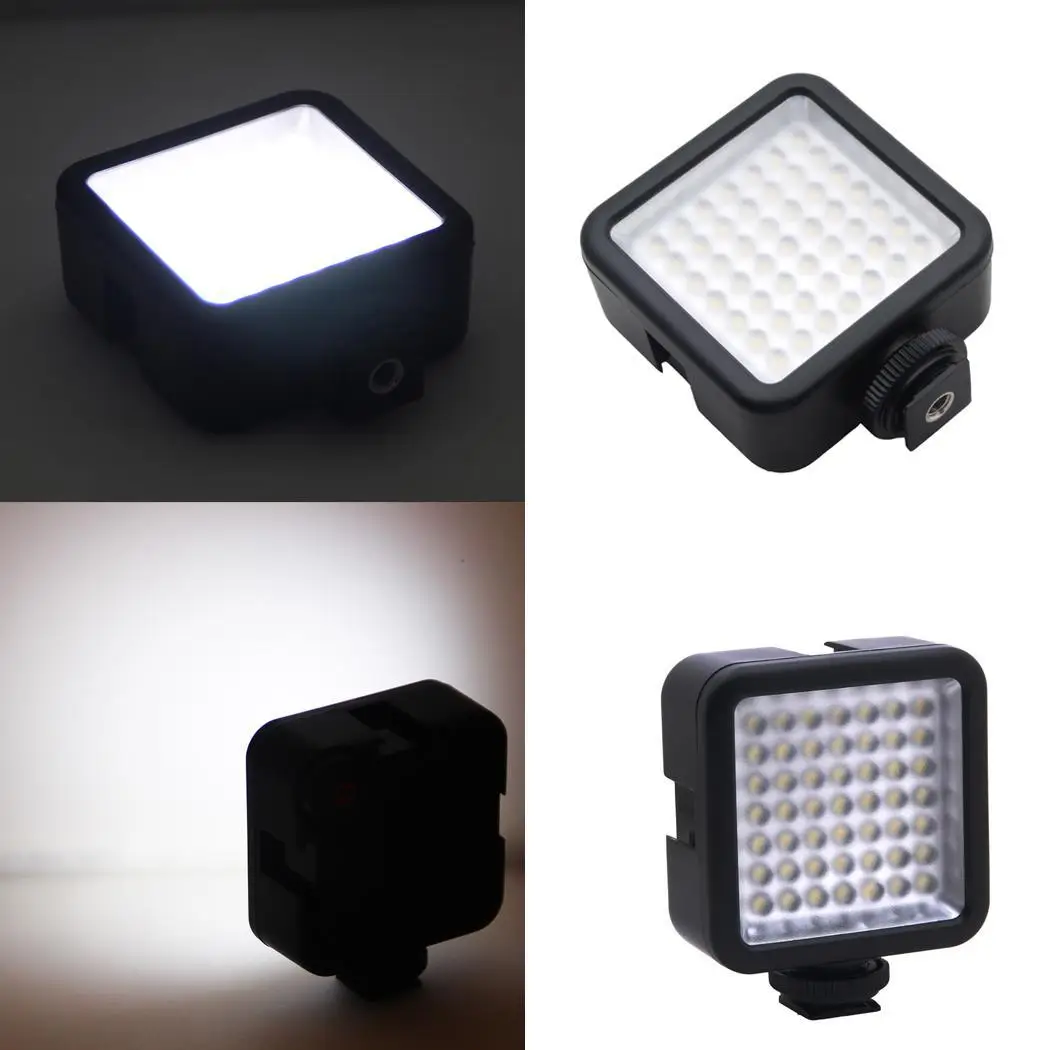 

Continuous LED Video Light Lamp Camera 800LM 60 Camcorder Canon, 5000H for 5.5W light 6000K Canon DC 3V Nikon