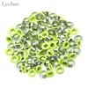 Lychee Life 100pcs Metal Eyelets Grommets for Leather Craft DIY Handmade Scrapbooking Accessories ► Photo 3/6