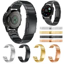 Роскошный быстросъемный браслет из нержавеющей стали для Garmin Fenix 5s Plus
