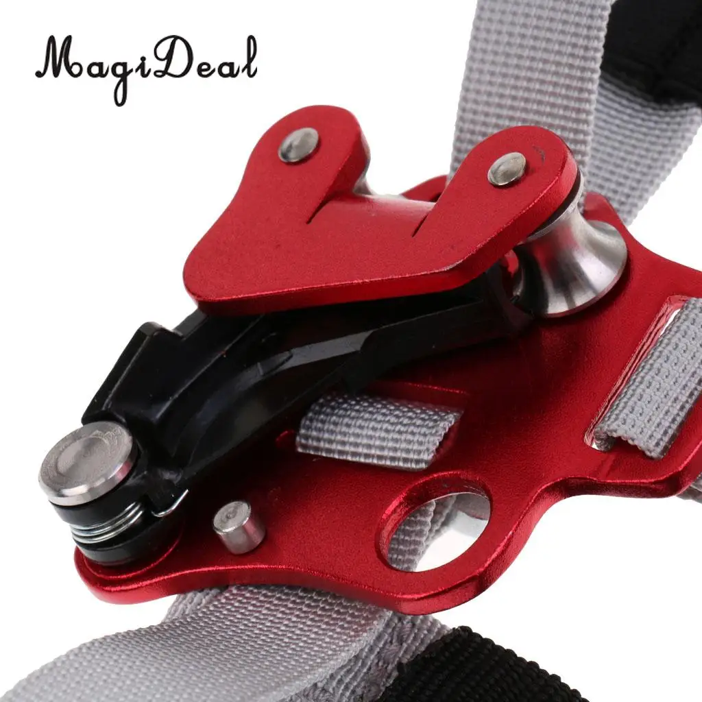MagiDeal Right Foot Ascender Riser with Roller Bearings Climbing Mountaineering Gear for Rock Tree Climbing Rigging Accessories