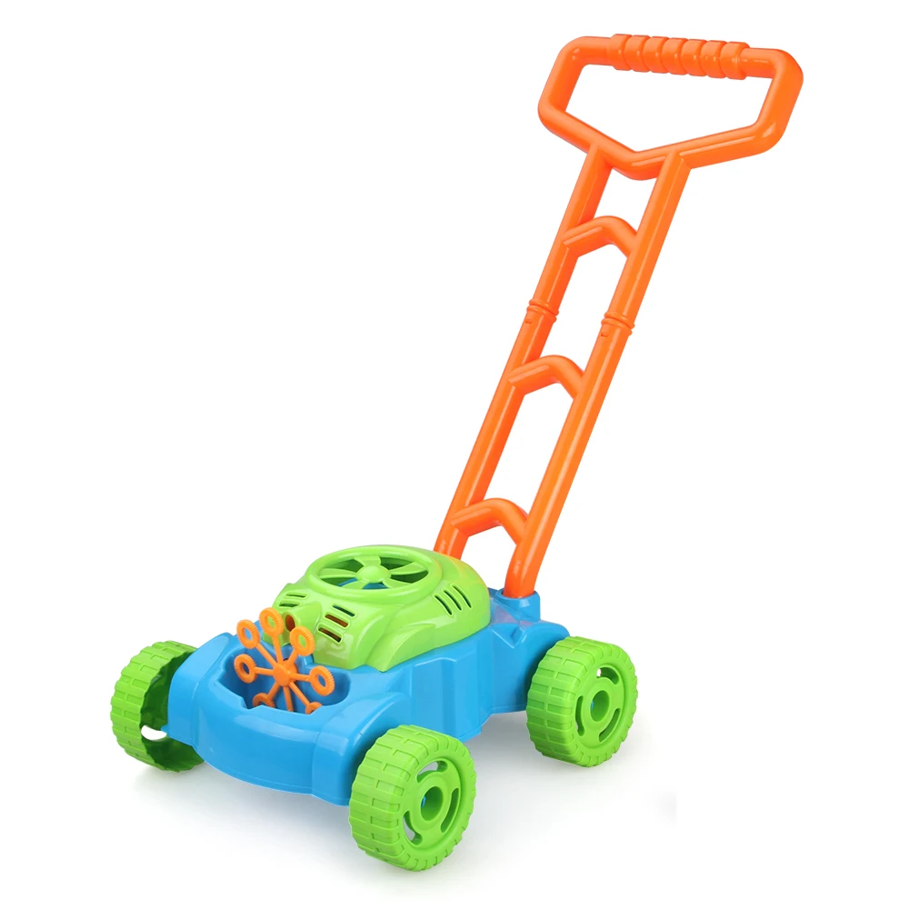 

Automatic Electric Soap Bubble Machine Bubble Maker Hand Push Bubbles Mower Car Baby Toddler Outdoor Educational Kids Toys
