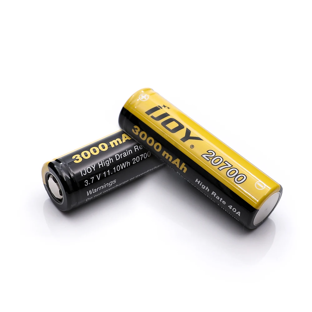 100-Original-2pcs-pack-Ijoy-20700-Battery-5-legs-3000mah-40A-Li-Ni-High-Drain-Rechargeable