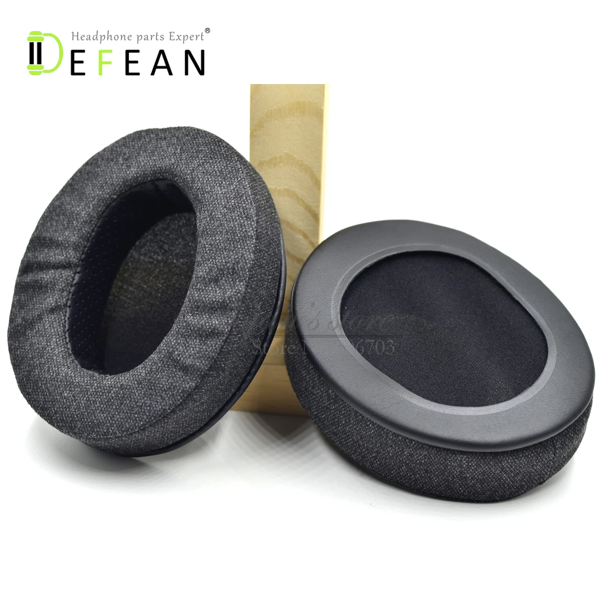 Replacement ear pads cushion Black For Brainwavz HM5 HM 5 