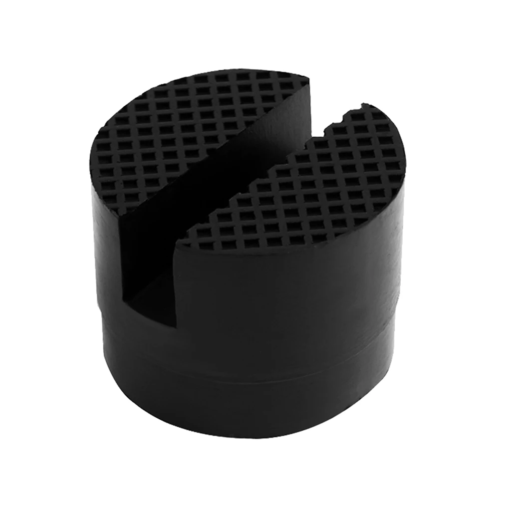 

New Universal Black Slotted Frame Blocks Rail Floor Jack Guard Adapter Plat Form Lifter Auto Lift Rubber Pads Tool