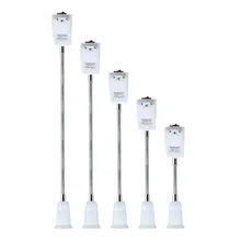 Jiguoor E27 свет лампы держатель Гибкий удлинитель конвертер адаптер гнездо ЕС Plug