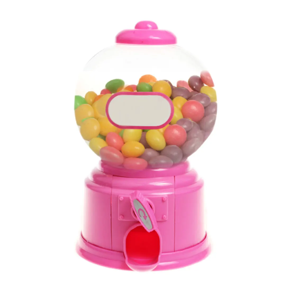 Мини конфеты машина пузырьковый аппарат для продажи жевательных резинок-шариков монета банк детские игрушки складская цена Рождественский подарок на день рождения - Цвет: Розовый
