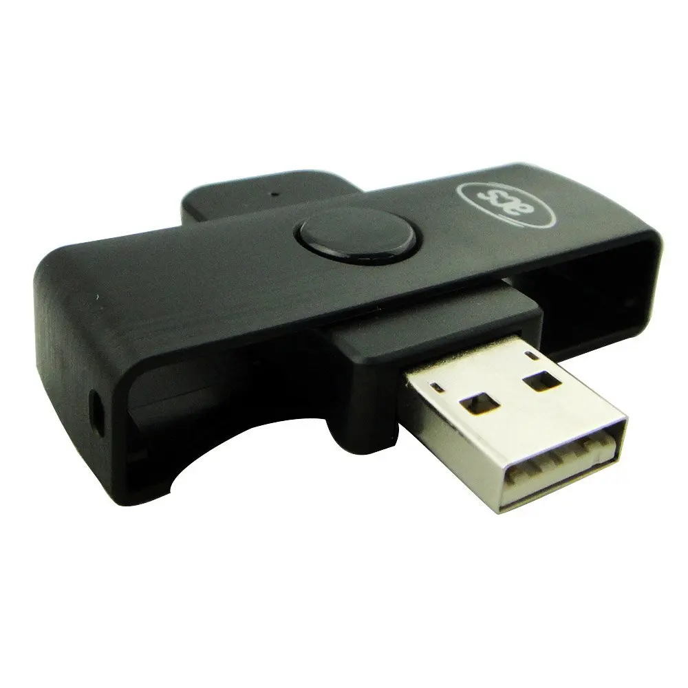 Portable Lecteur de Carte À Puce USB ACR38U-N1 CAC D'accès Commun Écrivain ID SMC Fold