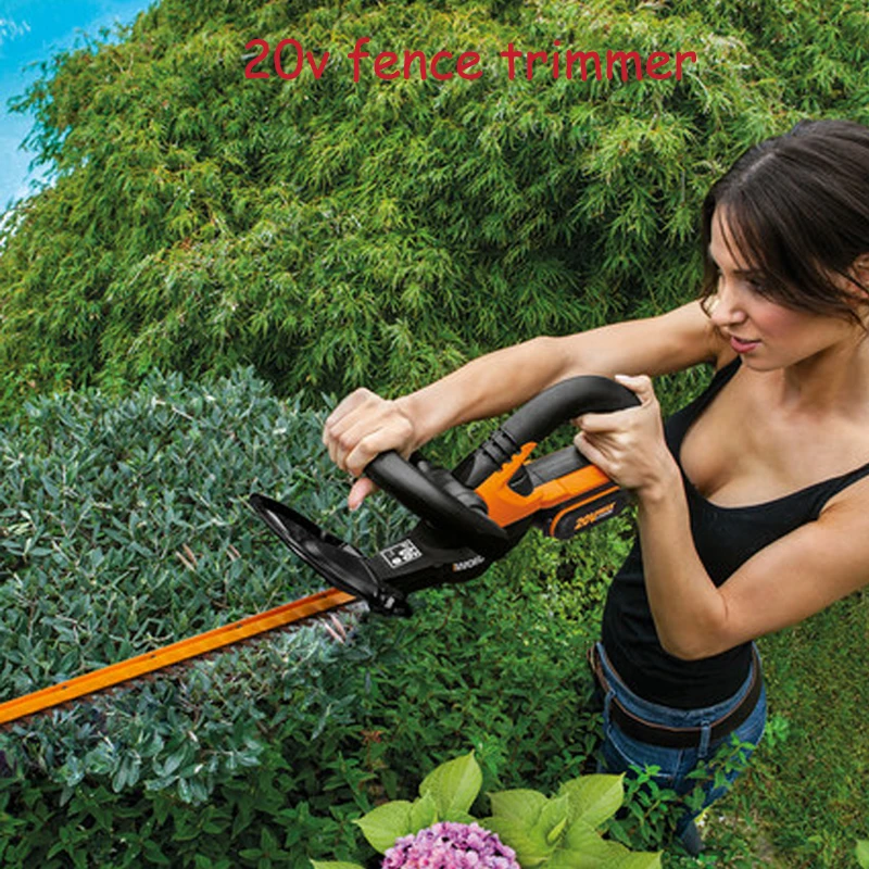 Handheld Fence Trimmer 20V Lithium Battery Garden Pruning Machine