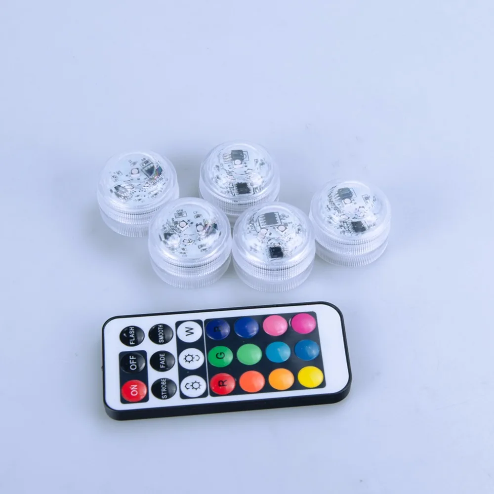 RGB-подсветка светодиодная погружная IP68 водостойкая с пультом ДУ | Лампы и