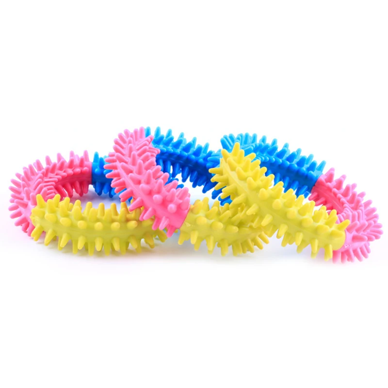 

Toys For Dogs Tpr Rubber Toy New Popular Food Grade Material Dog Bite Toy Flying Discs Pet Training Ring Interactive Training