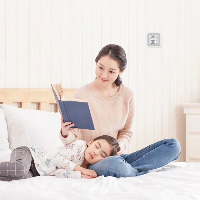 Xiaomi Mijia MiaoMiaoCe E-Link INK Screen Display Digital Moisture Meter High-Precision Thermometer Temperature Humidity Sensor