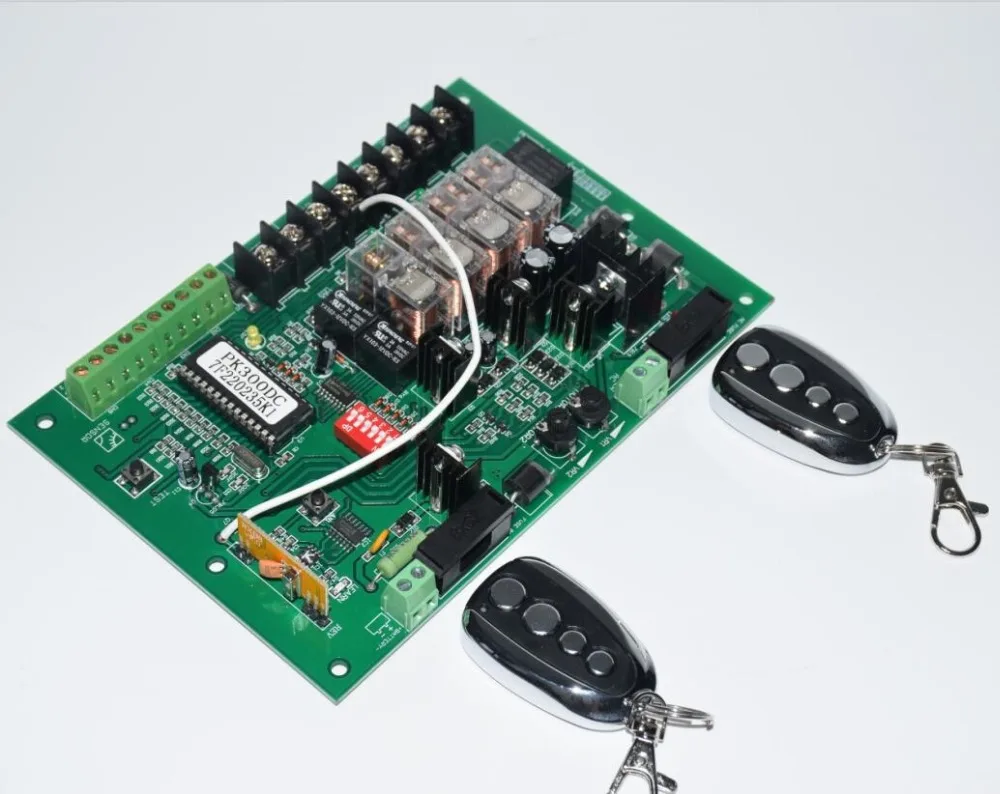 LPSECURITY Материнская плата PCB мотор монтажная плата контроллера карты для распашных ворот двигатель 24VDC Входная мощность(брелоки опционально