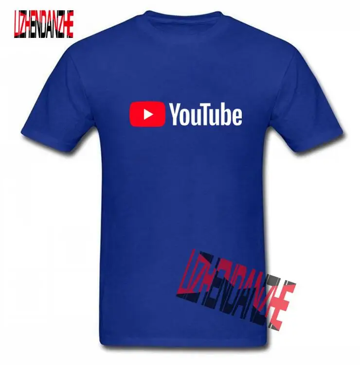 2019 юношеский молодёжный короткий рукав Футболка мужская одежда Логотип Youtube