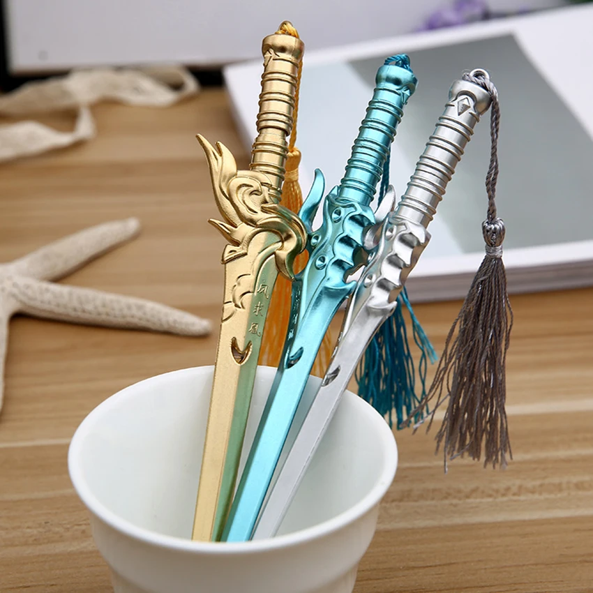 0,5 мм креативный король меч героя гелевая чернильная ручка рекламный подарок канцелярские принадлежности для школы и офиса