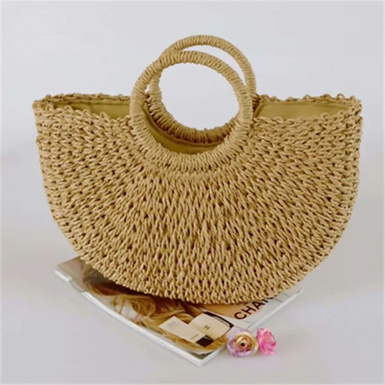 

Beach bag women Straw Knitting bags crossbody bags for women Shoulder Bag Raffia circle Rattan Summer Vacation ME955