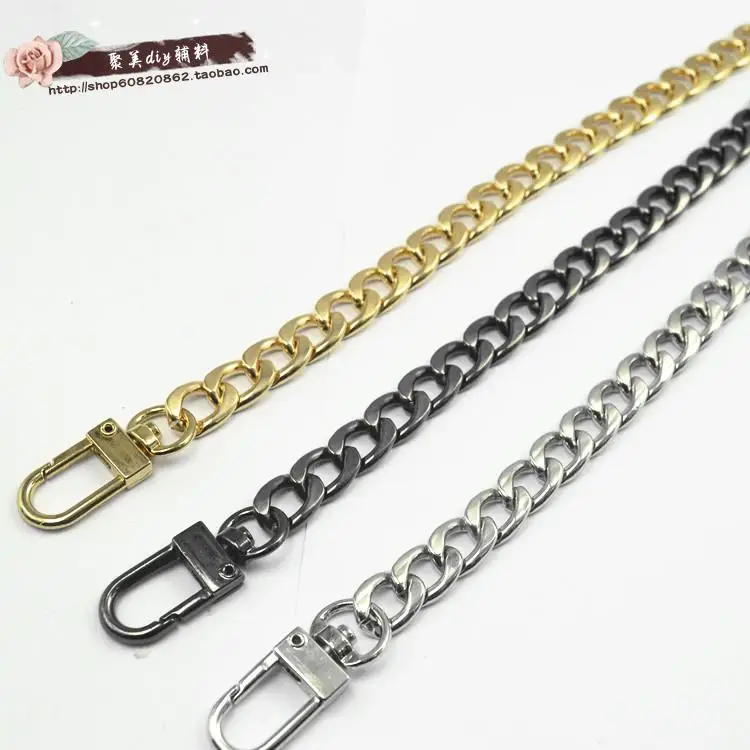 Free Shipping High Quality bag strap customized various sizes Bag handles and shoulder straps metal strap chain bag repair parts