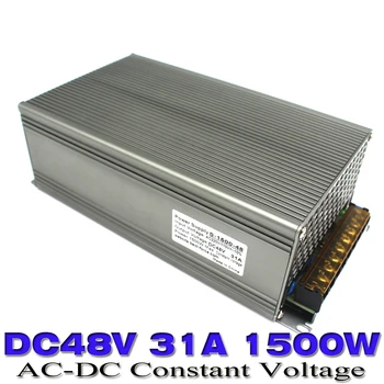 

Switch Power Supply DC 48V 31A 1500W Light driver transformer 110V 220V AC to DC48V Switching Power Adapter for CNC CCTV Stepper