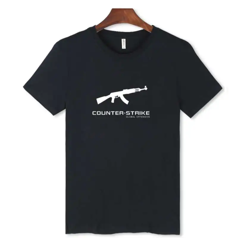 CSGO модная XXXL черная футболка с коротким рукавом и забавная Футболка мужская