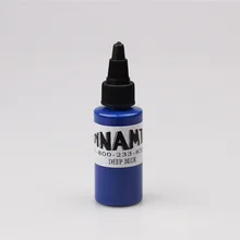 Синий цвета перманентного макияжа, пигментных 30 мл/бутылки(1 унц.) косметических Руководство татуировки чернила, краска комплекты 5 шт./лот