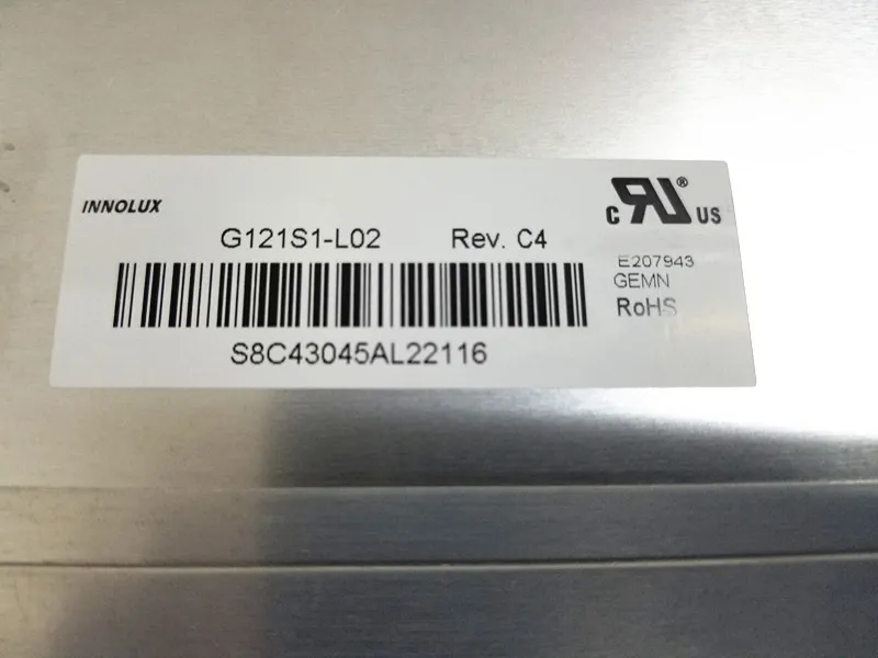 Tela G121s1-l02 G121s1-l01 G121x1-l04 Lcd - Imagem 2