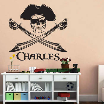 g2385 Details about   Vinyl Wall Decal Skull King Crown Skeleton Scary Decor Boy Room Stickers