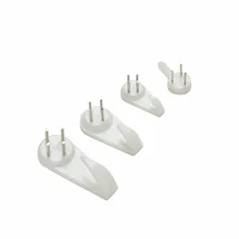 20 шт./лот белая пластиковая жесткая настенная рама для картины крючки Фото зеркальные гаджеты Висячие вешалки для ванной комнаты для гостиной шпильки для стен