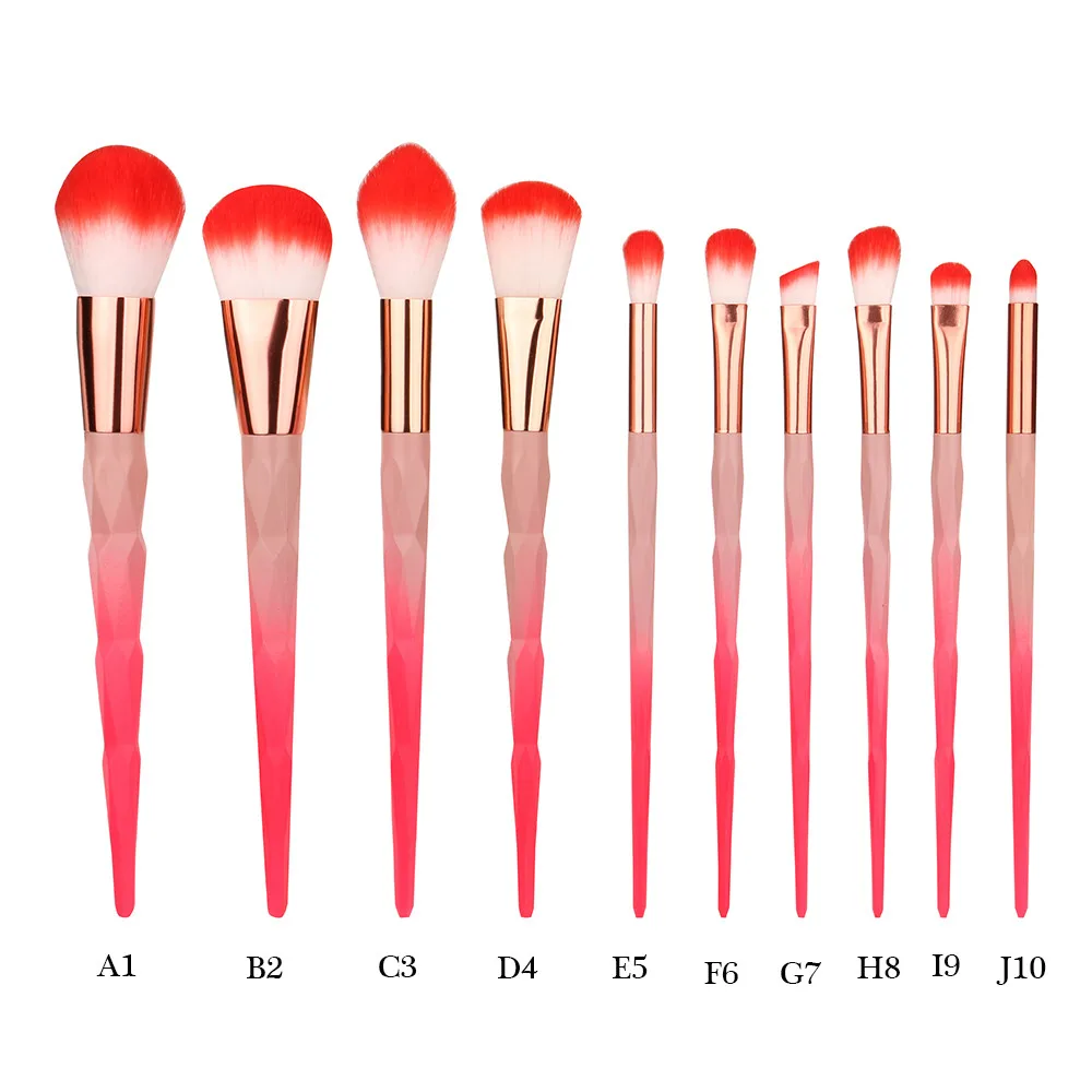 Новые профессиональные кисти для макияжа, макияж, основа для бровей, подводка для глаз, румяна, косметический консилер, кисть, инструмент для макияжа