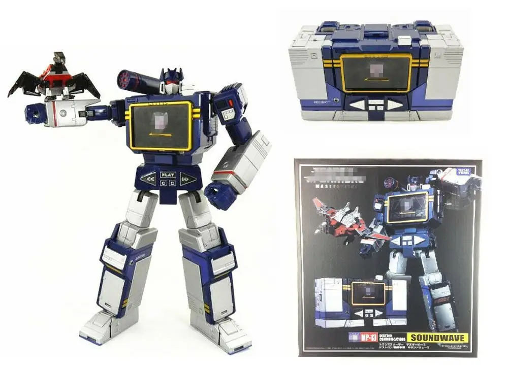 

Masterpiece MP13 Soundwave Laserbeak Action Figure 10" Toy New in Box