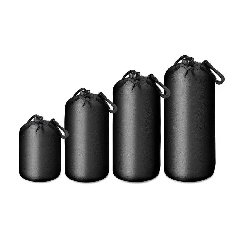 

Storage Bag Camera Lens Protective Pouch Soft Neoprene Waterproof Case Portable for Sony Canon Nikon Panasonic