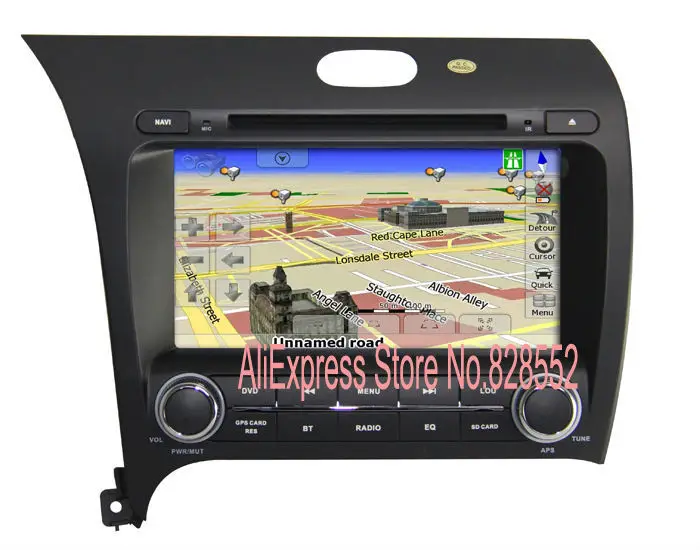Flash Deal Free Shipping Car Dvd Gps For Kia Cerato/K3 2013 Built-in GPS Navigation,Bluetooth,Radio,IPOD,TV,USB,SD+ Russian Languag 1