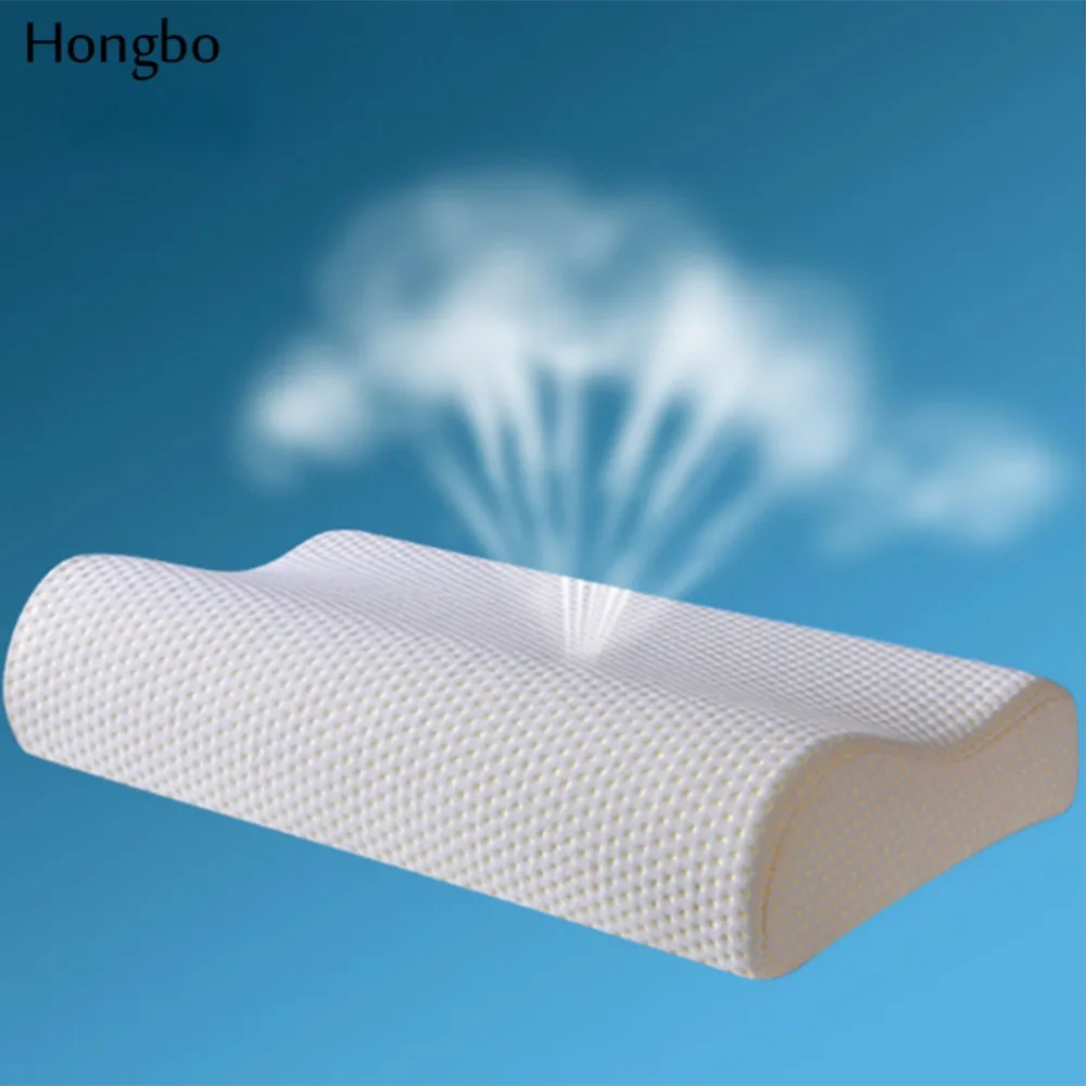 Hongbo 1 Pcs Slow Rebound Foam Memory Pillow Orthopedic Neck Care