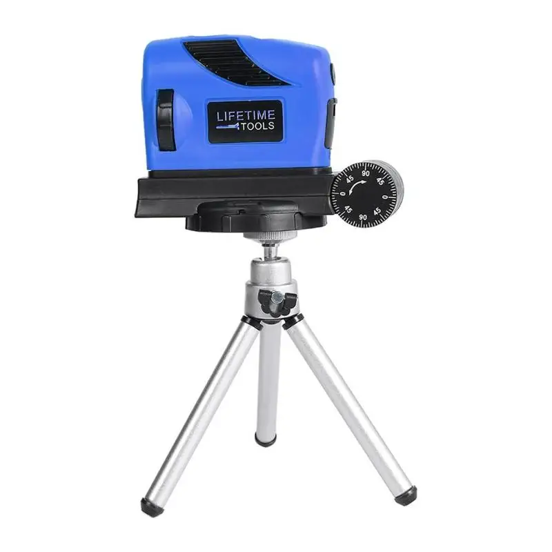 Точечный/линейный/перекрестный/вертикальный инфракрасный лазерный нивелир, самонивелирующийся профессиональный лазерный нивелир, горизонтальный вертикальный - Цвет: Blue with Rack