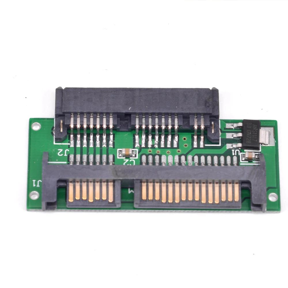 

Converter For 1.8" to 2.5" SSD HDD 16pin MSATA to 22pin SATA Card micro SATA to SATA Adapter Female SATA Card