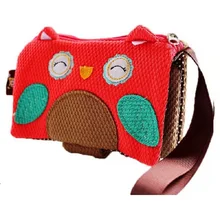 Холщовая Сумка с персонажем мультфильма мини kawaii Сова маленькая сумка-клатч кошелек бумажник bolsa feminina bolso mujer для девочек женщин