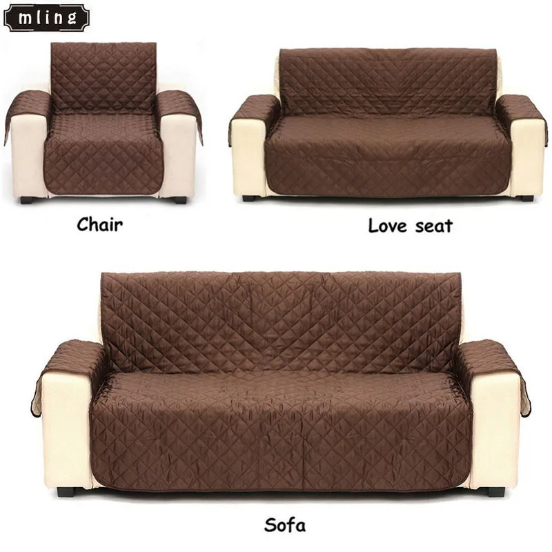 

mling 1PC Sofa Cover Throw Pet Dog Kids Couch Mat Furniture Protector Reversible Washable Removable Slipcover Cushion 1/2/3 Seat