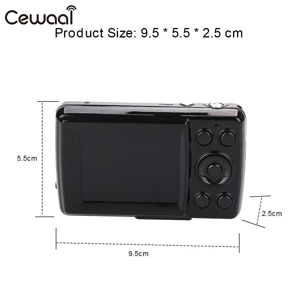 Cewaal Black Ultra Photo 1.6MP 1080P HD Цифровая камера DVR 16MP 1080P HD камера точный видеорегистратор 16MP 1080P камера DV